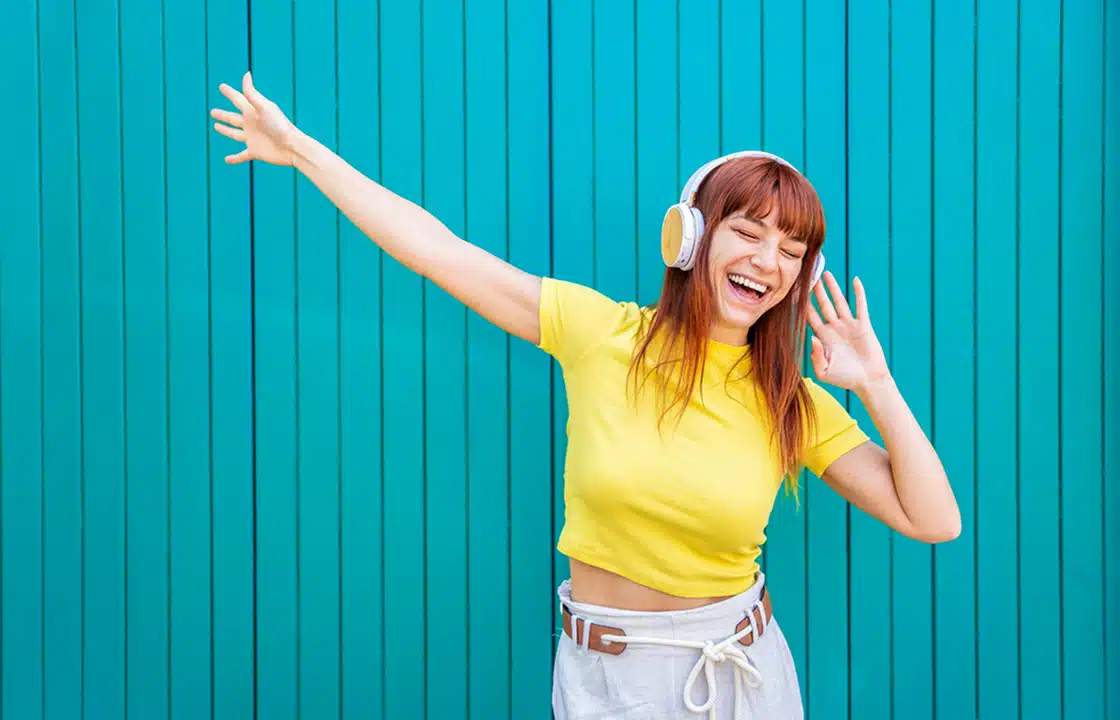 Woman smiling about low APR personal loans